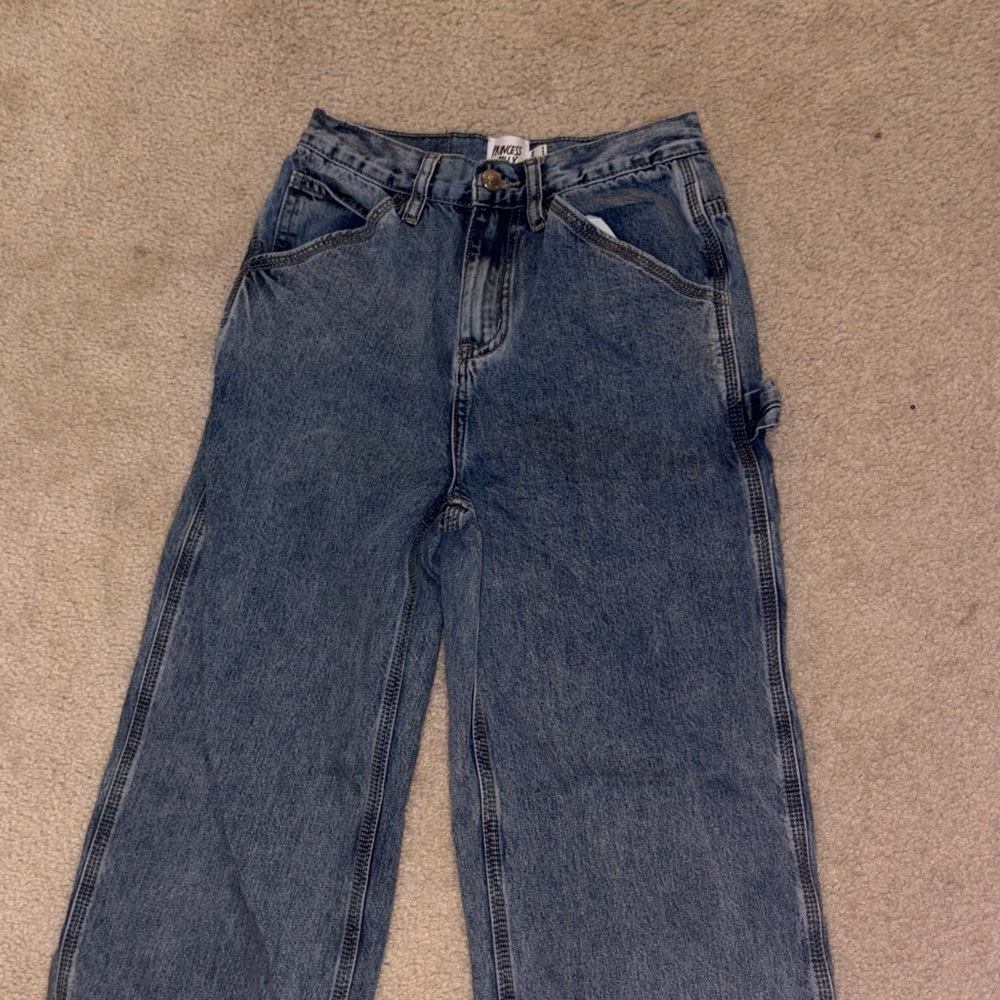 Princess Polly High Rise Blue Jeans